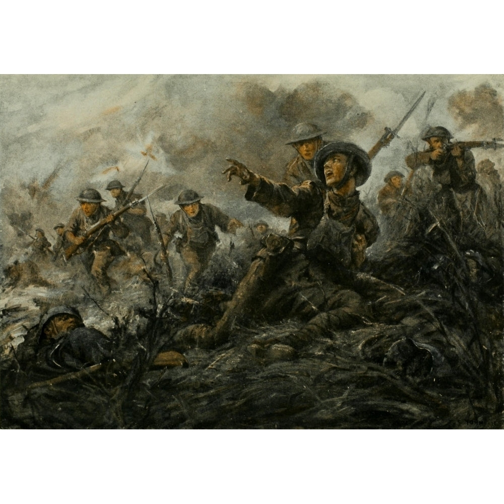 Scribners 1918 Second Battle of the Marne Poster Print by F.C. Yohn Image 2