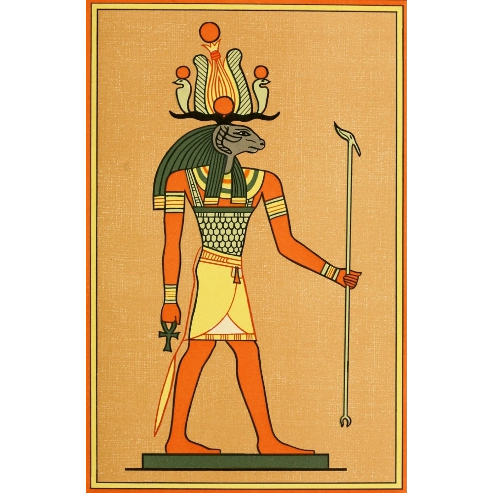 The Gods of the Egyptians 1904 Heru-Shefit the Lord of Suten-Henen Poster Print by Unknown Image 2