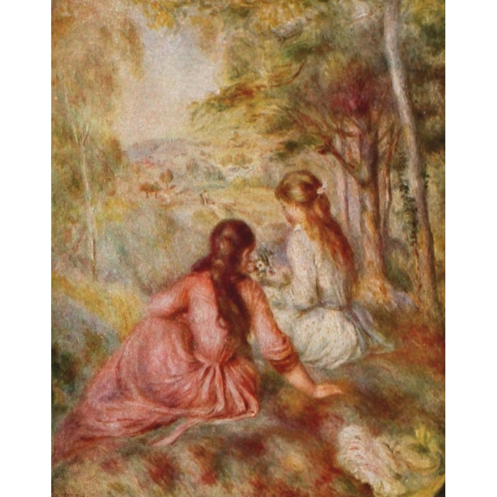 In the Meadow Poster Print by Pierre-Auguste Renoir Image 2