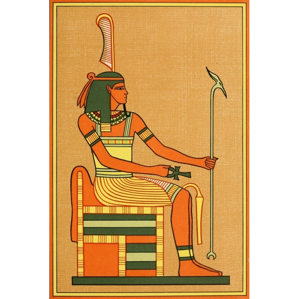 The Gods of the Egyptians 1904 The god Shu Poster Print by Unknown Image 1