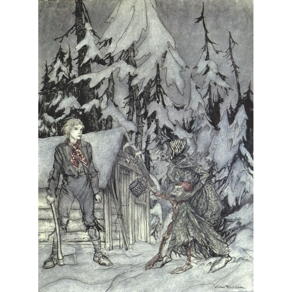 Peer Gynt 1936 Peer and Troll witch Poster Print by A. Rackham Image 2