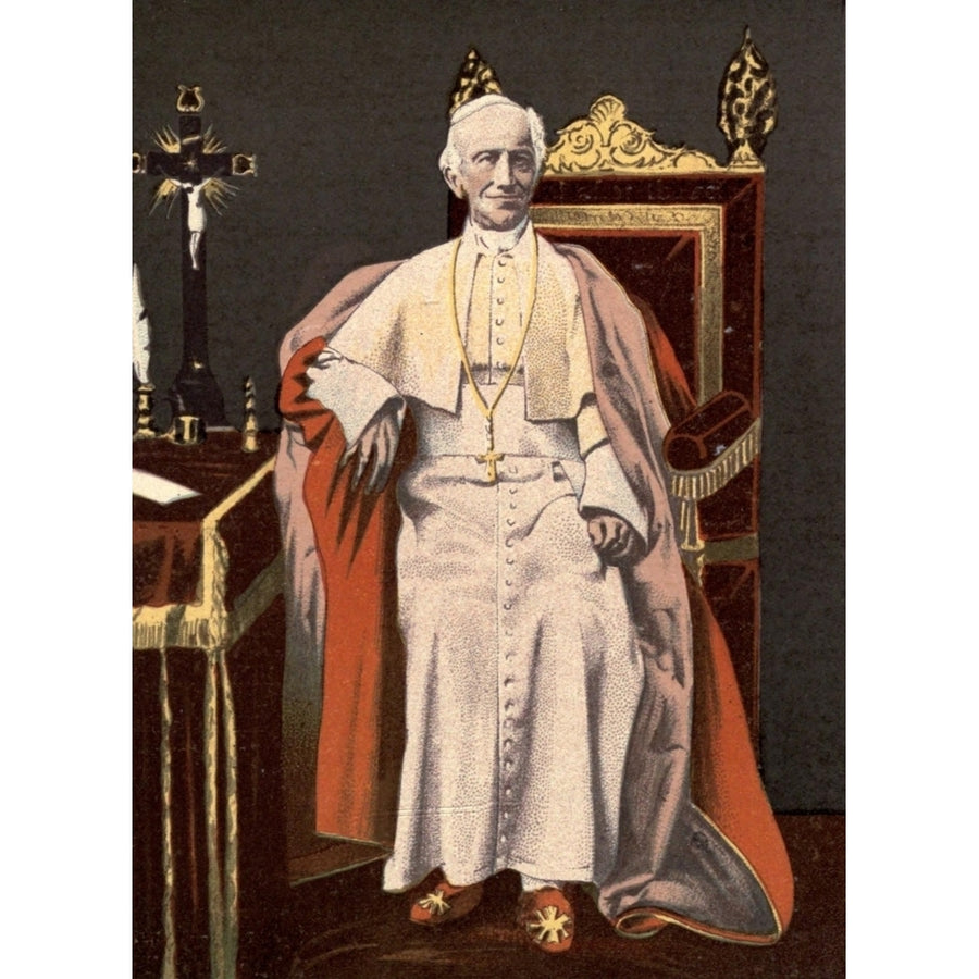 A Pilgrimage to Italy 1899 His Holiness Pope Leo XIII Poster Print by Unknown Image 1