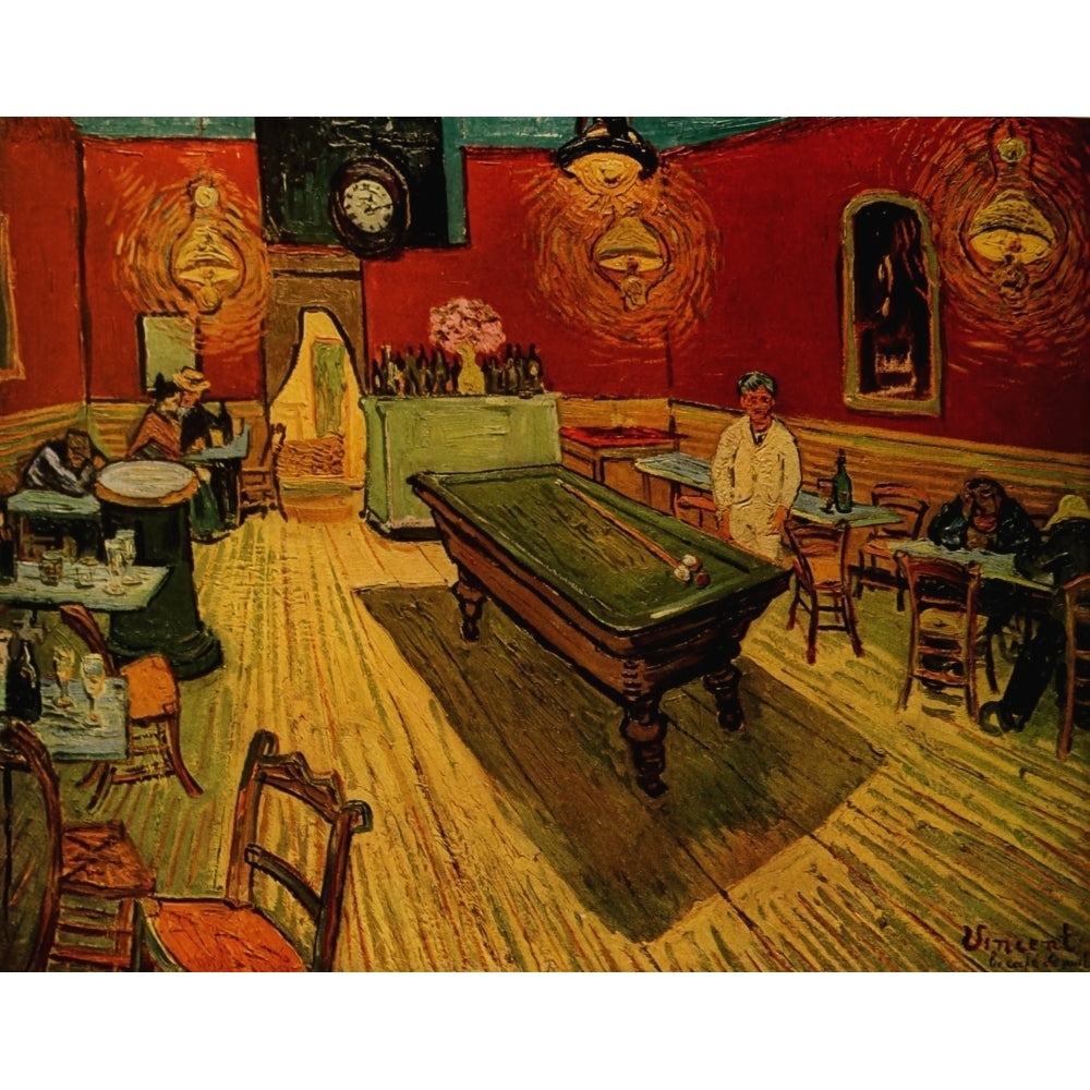 Night Cafe 1888 Poster Print by Vincent Van Gogh Image 2