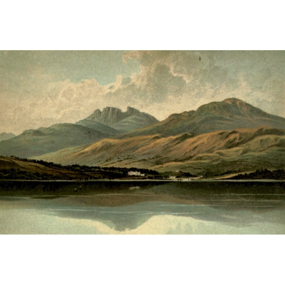 T. Nelson and Sons Souvenir of Scotland 1897 Loch Lomond Tarbet and the Cobbler Poster Print by T. Nelson and Sons Image 2