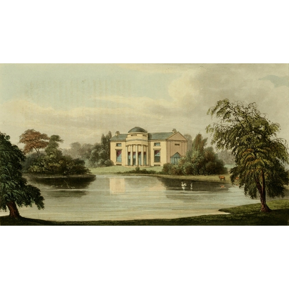 Repository of Arts 1817 The Holme Regents Park Poster Print by Unknown Image 2