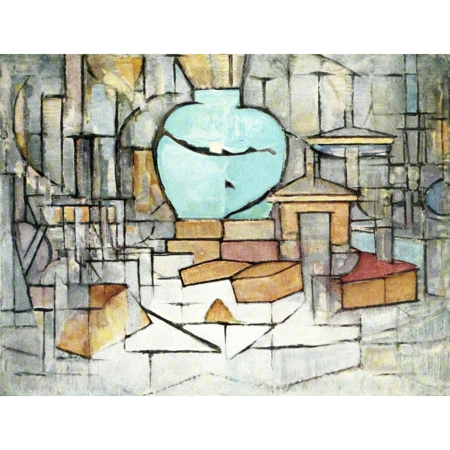 Still life with ginger-pot 1912 Poster Print by Piet Mondrian Image 1