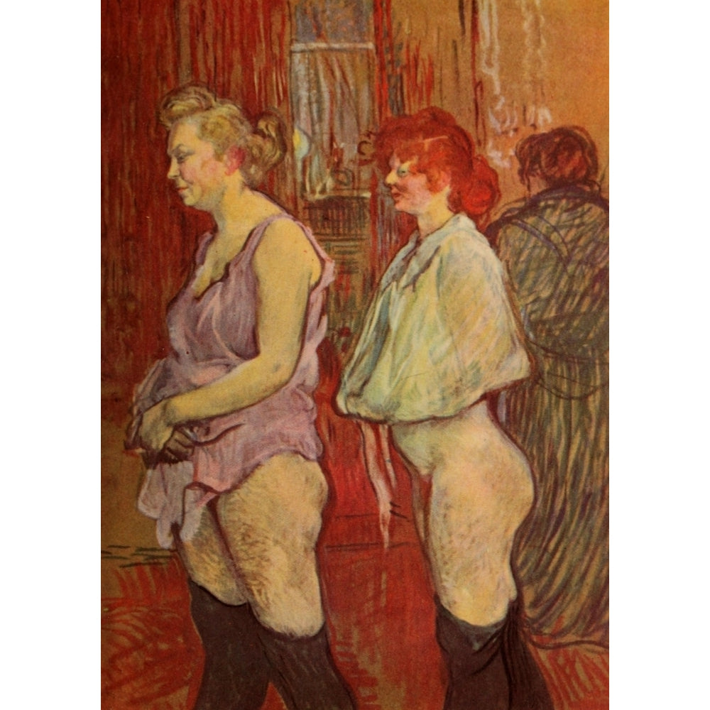 La Visite Rue des Moulins Poster Print by Henri de Toulouse-Lautrec Image 2