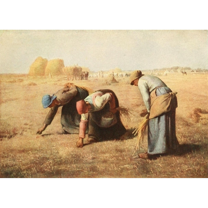 The Gleaners History of Art 1900 Poster Print by Jean-Fran ois Millet Image 1