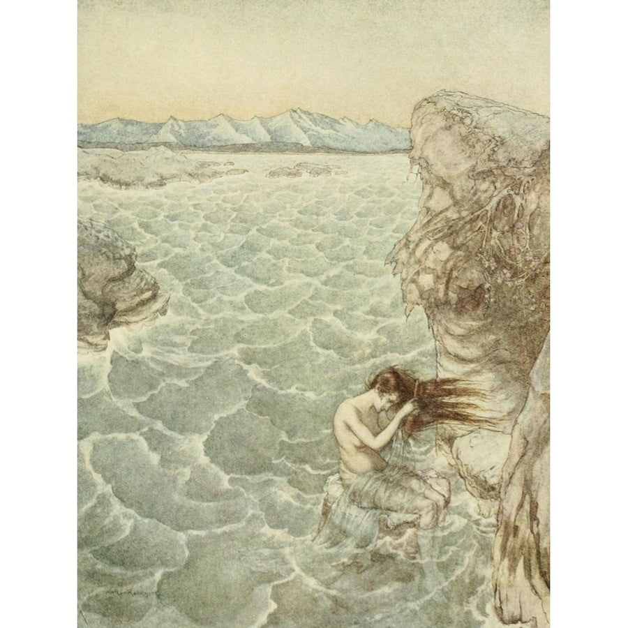 Comus 1921 Fair Ligea Poster Print by Arthur Rackham Image 1