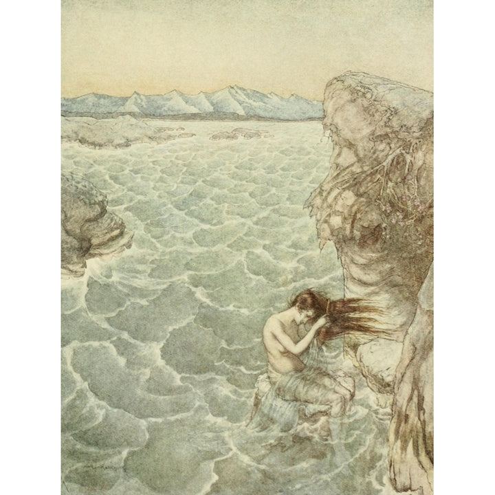 Comus 1921 Fair Ligea Poster Print by Arthur Rackham Image 2