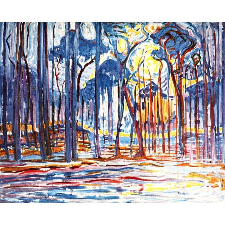 Woods near Oele 1907 Poster Print by Piet Mondrian Image 2