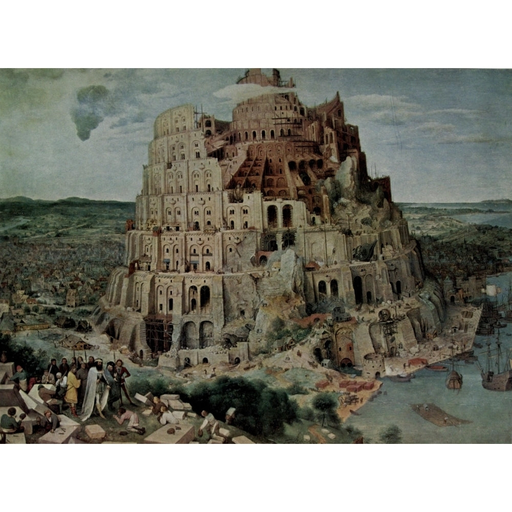 The Tower of Babel Poster Print by Pieter Bruegel Image 2