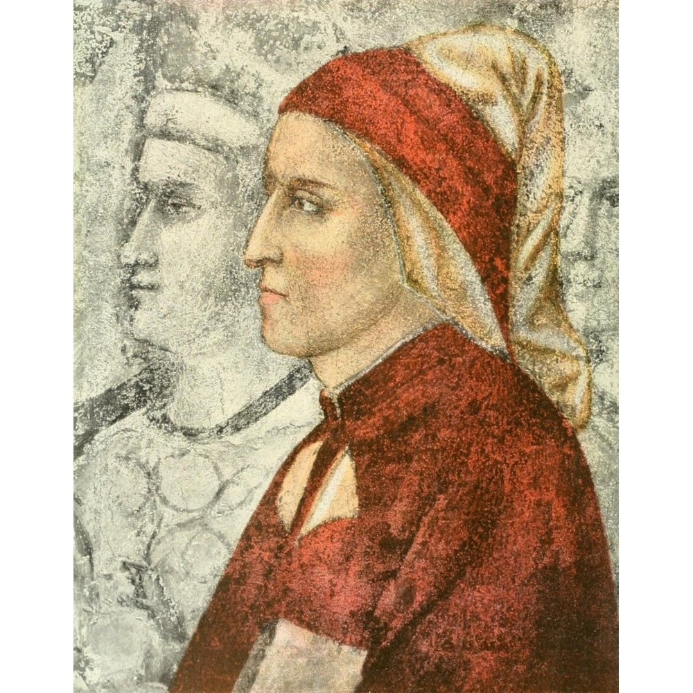 Dante Alighieri The Bargello Florence Poster Print by Giotto Image 2