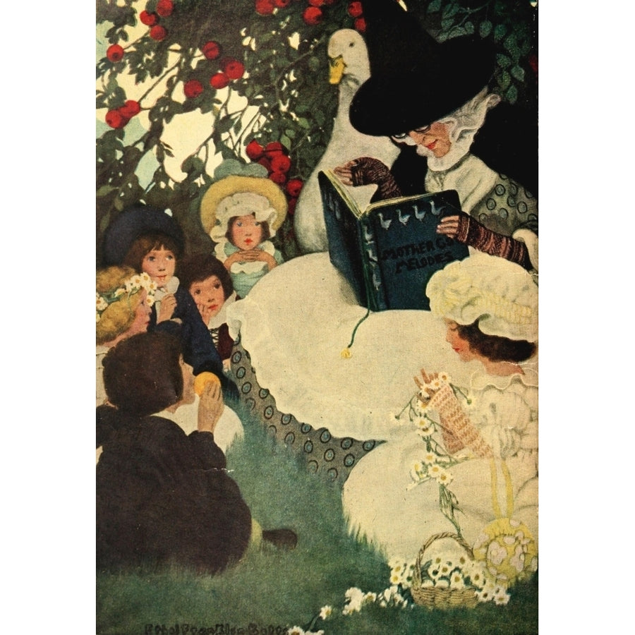 The Complete Mother Goose 1909 Mother Goose Poster Print by Ethel Franklin Betts Image 1