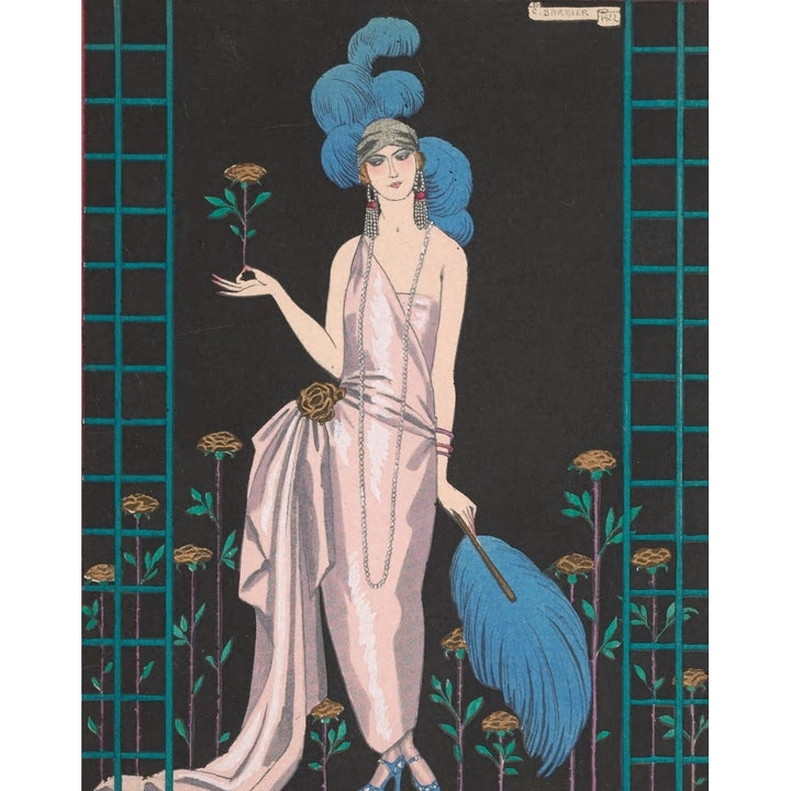 Gazette du Bon Ton 1922 La Roseraie Poster Print by George Barbier Image 1