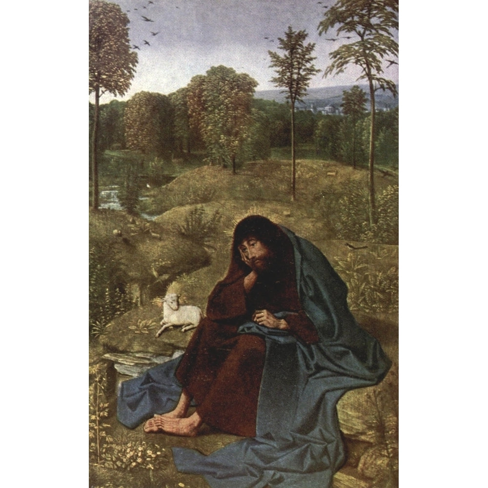 Old Masters 1900 St. John the Baptist Poster Print by Geertgen tot Sint Jans Image 1