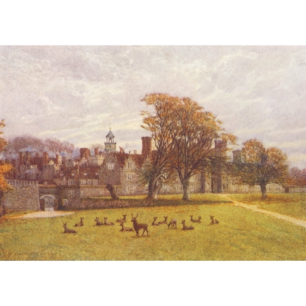 Kent 1906 Knole House Sevenoaks Poster Print by William B. Gardner Image 1