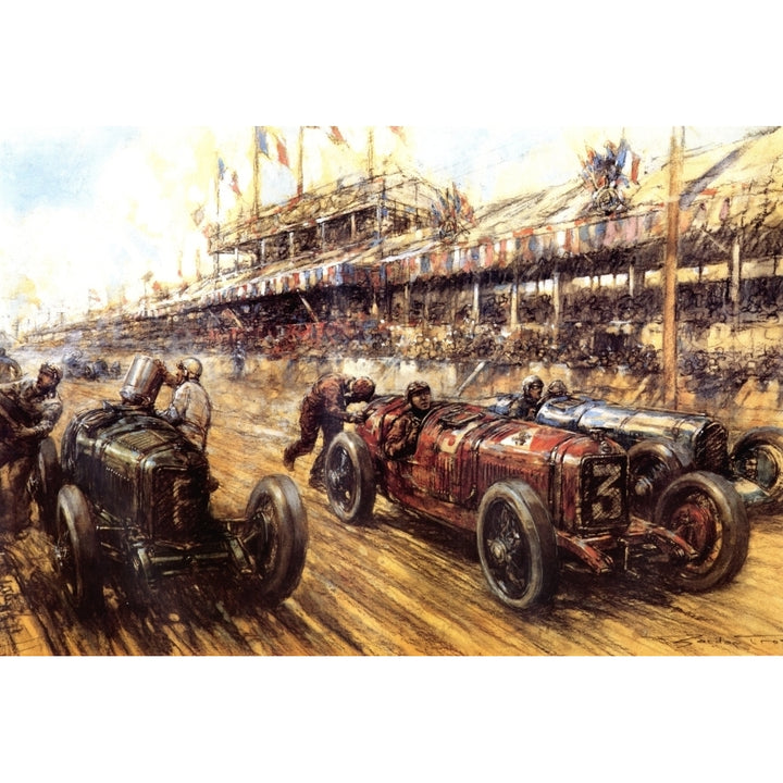 The Targa Florio 1932 Poster Print by Frederick Gordon Crosby Image 1