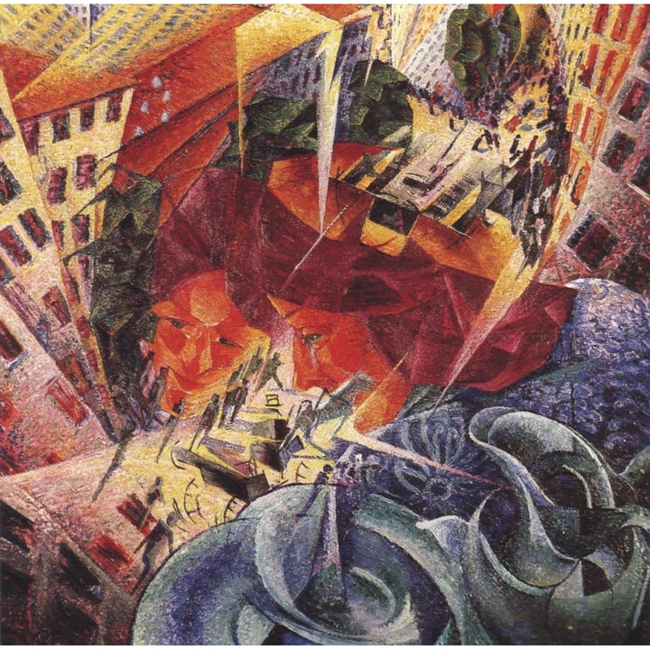 Simultaneous Visions 1911 Poster Print by Umberto Boccioni Image 1