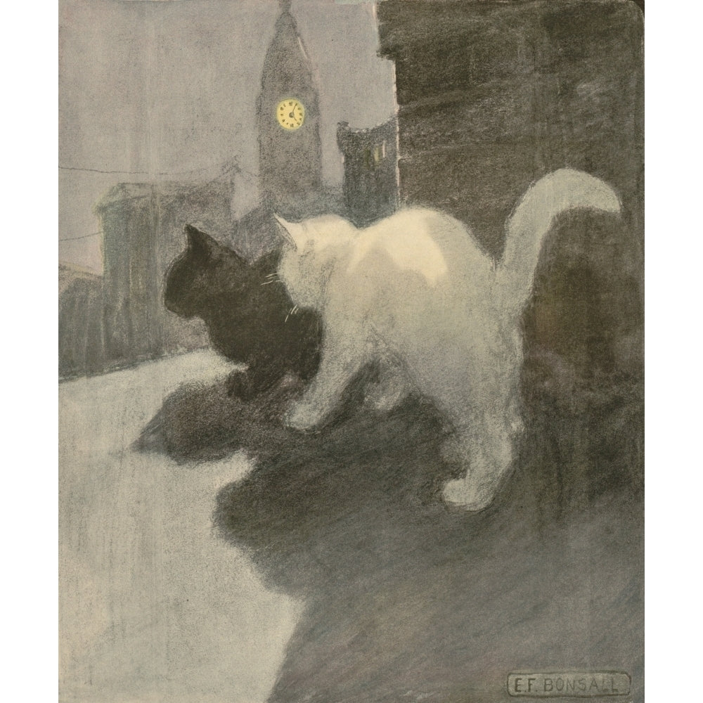 The Book of the Cat 1903 London cats Poster Print by Elizabeth Bonsall Image 1