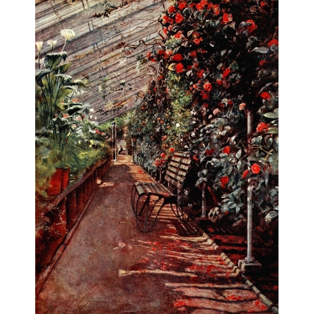 Gardens of Celebrities 1918 Chiswick House Conservatory Poster Print by J. MacGregor Image 1