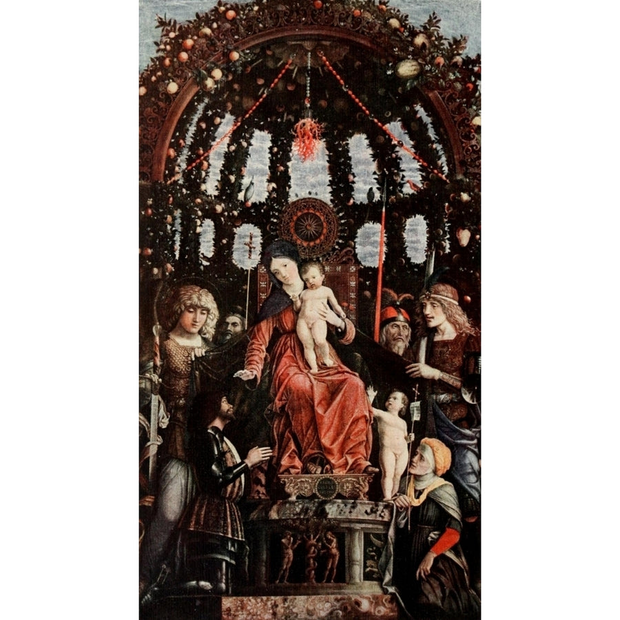 The Madonna della Vittoria Poster Print by Andrea Mantegna Image 1