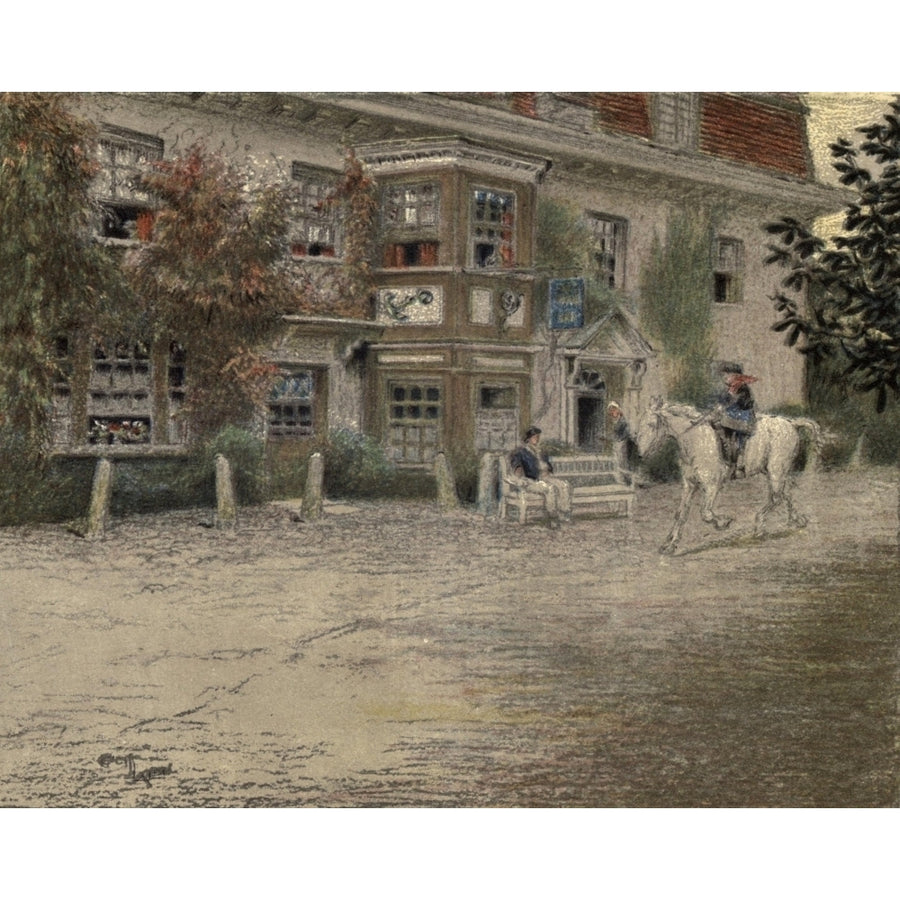 Old Inns 1921 Mermaid Inn Rye Poster Print by Cecil Aldin Image 1