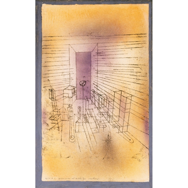 Ghost Chamber with the Tall Door 1925 Poster Print by Paul Klee Image 2