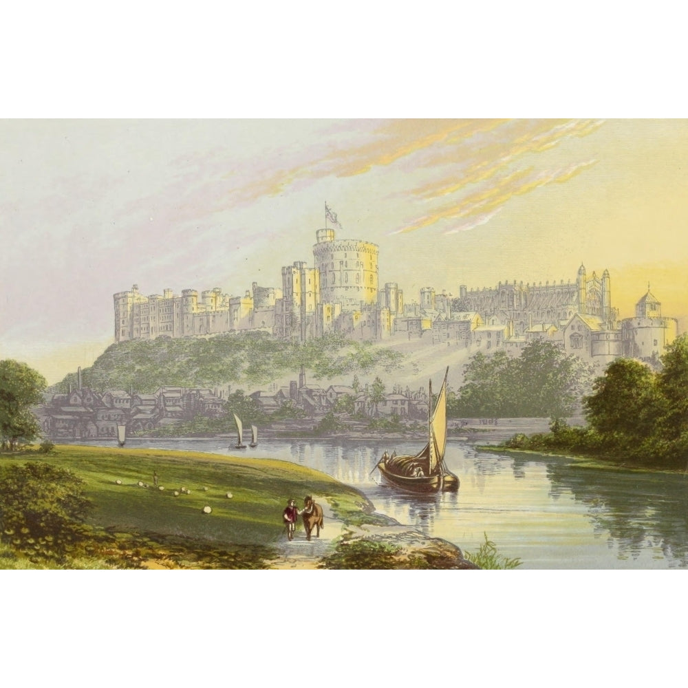 Views of Seats 1880 Windsor Castle Poster Print by A.F. Lydon Image 2