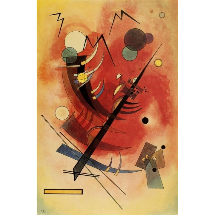 Inner Simmering 1925 Poster Print by Wassily Kandinsky Image 1