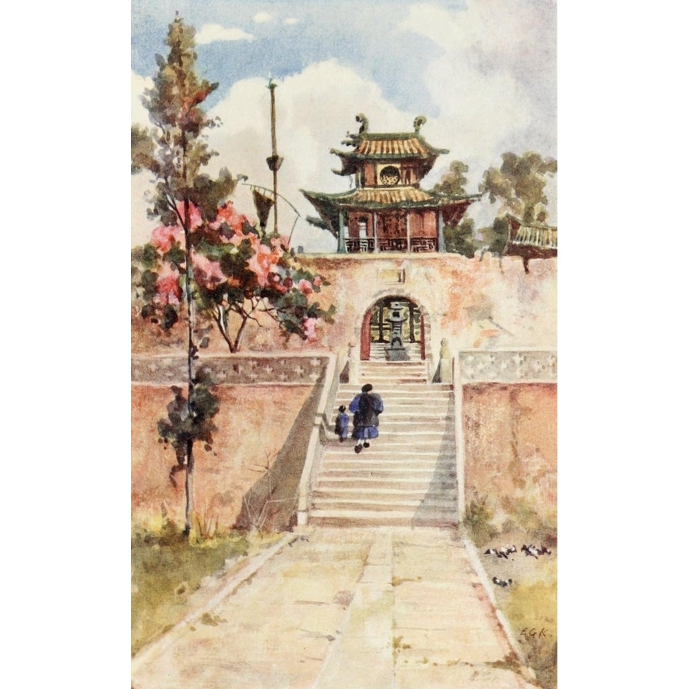 The Face of China 1909 Temple of the god of literature Poster Print by Emily G. Kemp Image 1