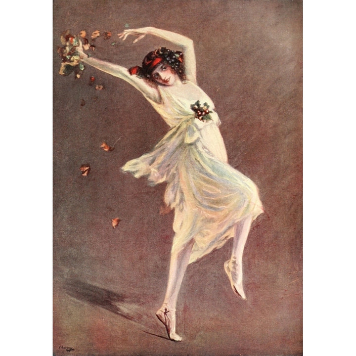 John Lavery and his Work 1911 Anna Pavlova as Bacchante Poster Print by J. Lavery Image 2