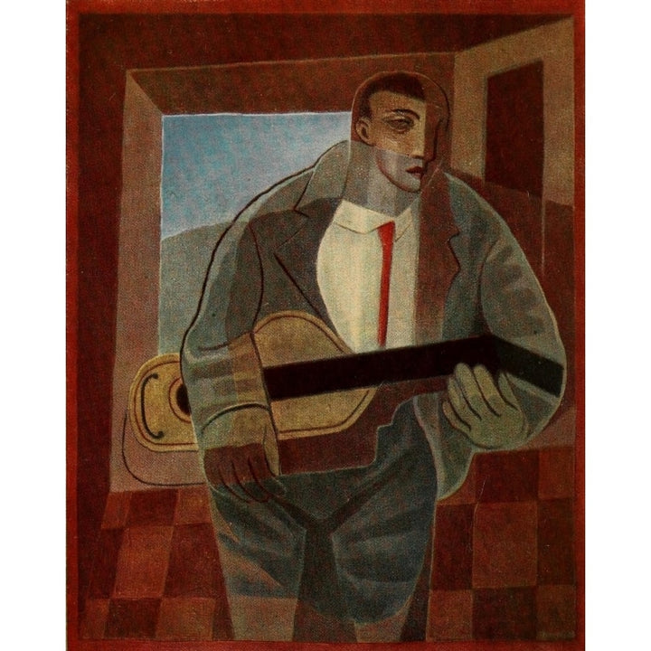 The Guitar-player Poster Print by Juan Gris Image 2