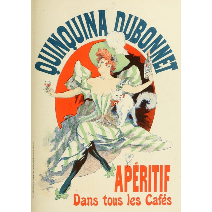 Les Affiches Illustr_es 1896 Quinquina Dubonnet Poster Print by Jules Ch_ret Image 1