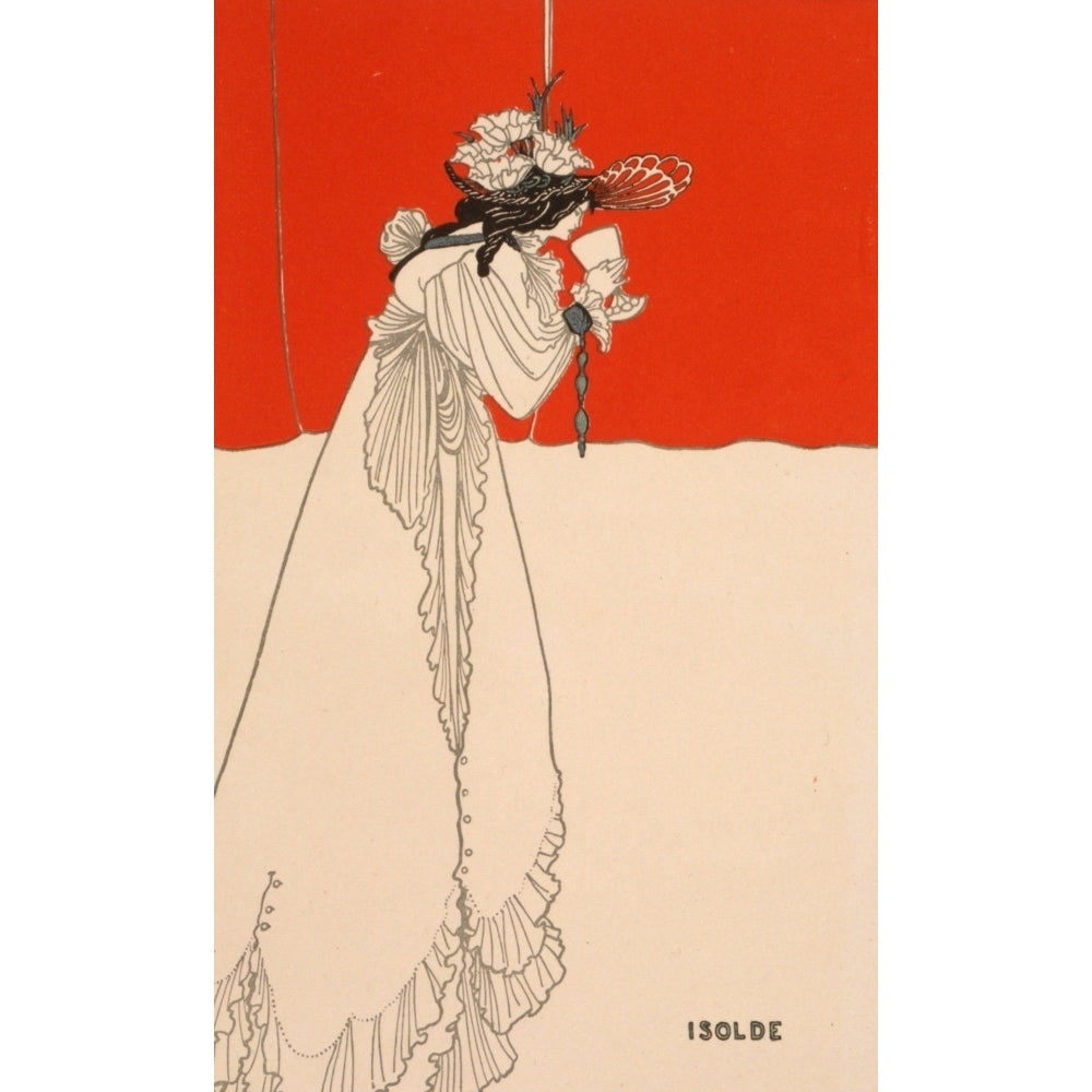 Isolde 1899 Poster Print by Aubrey Beardsley Image 2