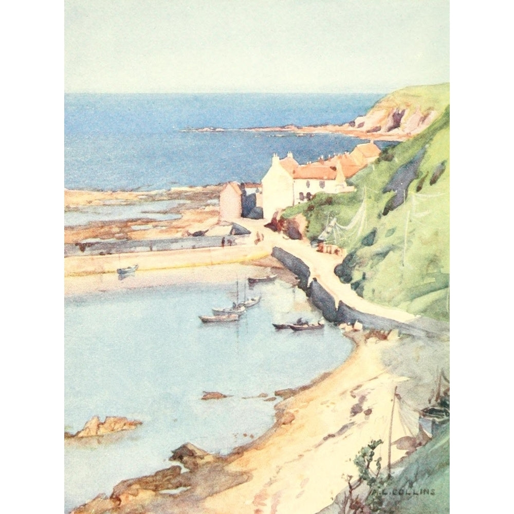 Gateway of Scotland 1912 Burnmouth Poster Print by A.L. Collins Image 2