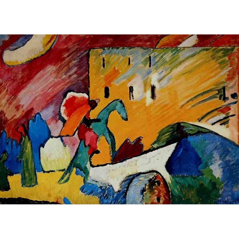 Improvisation no.3 1909 Poster Print by Wassily Kandinsky Image 2