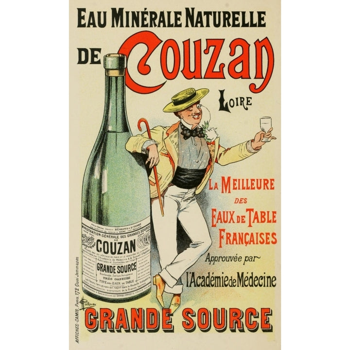 Les Affiches Illustr_es 1896 Couzan Poster Print by Albert Guillaume Image 1