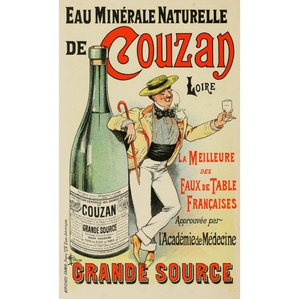 Les Affiches Illustr_es 1896 Couzan Poster Print by Albert Guillaume Image 2