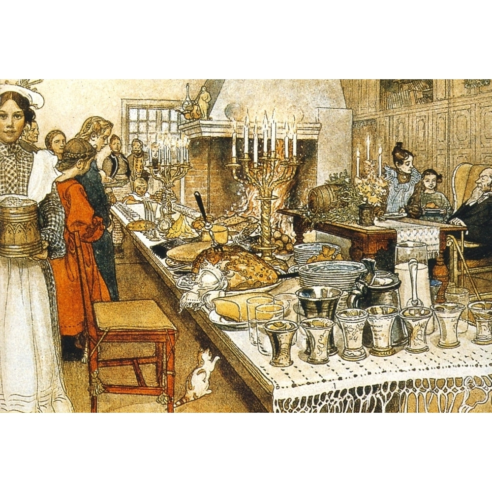 Spadarfvet 1906 Christmas Eve Poster Print by Carl Larsson Image 2