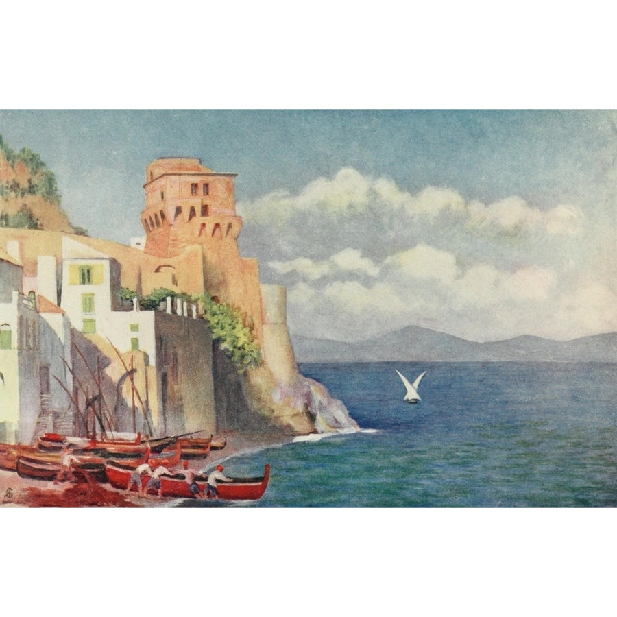 Naples 1904 Cetara Poster Print by Augustine Fitzgerald Image 1