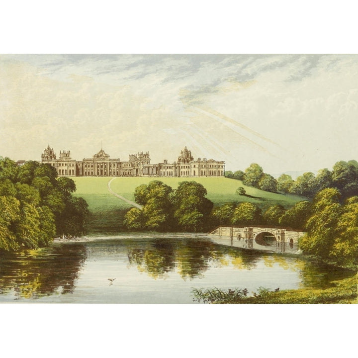 Views of Seats 1880 Blenheim Poster Print by A.F. Lydon Image 2