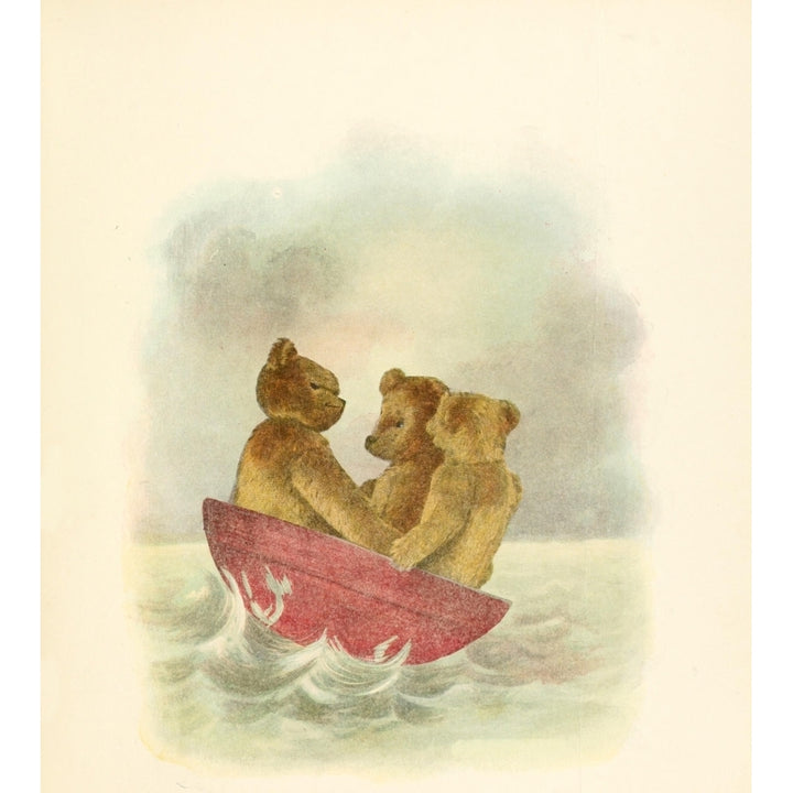 Mother Gooses Teddy Bears 1907 Three Bears in a Boat Poster Print by Frederick L. Cavally Image 2