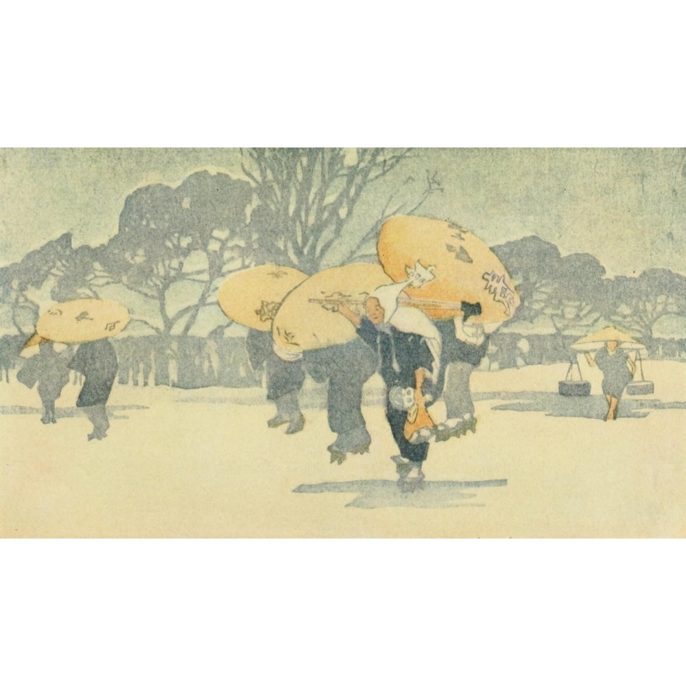 A Winters Day in Japan International Studio 1913 Poster Print by Bertha Lum Image 2