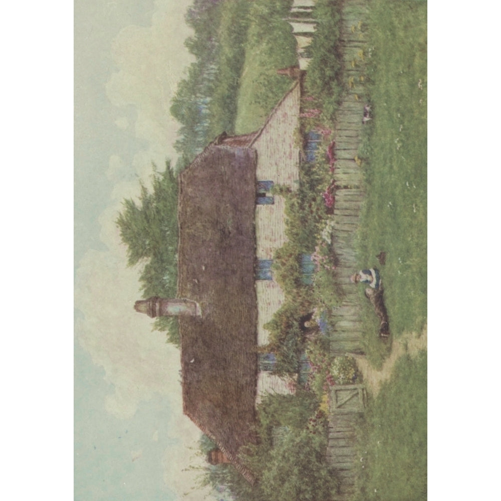 Happy England 1904 Cottage at Shottermill Haslemere Poster Print by Helen Allingham Image 1