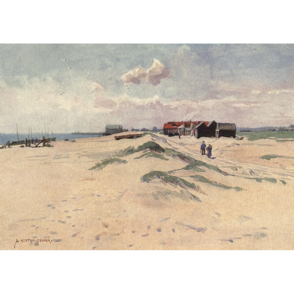 Norfolk and Suffolk 1921 Southwold Beach Poster Print by Alfred Heaton Cooper Image 2