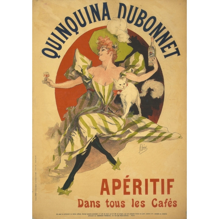 Quinquina Dubonnet 1895 Poster Print by Jules Ch_ret Image 2