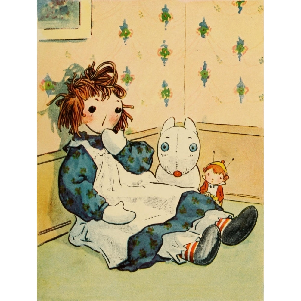 The Bam Bam Clock 1920 Raggedy Ann Poster Print by Johnny Gruelle Image 2