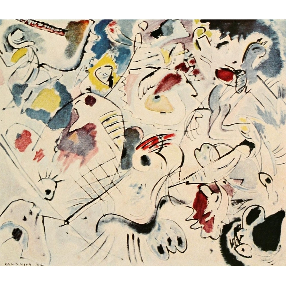 Sketch 160a 1912 Poster Print by Wassily Kandinsky Image 2