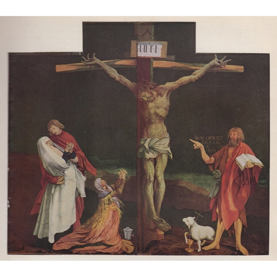 German Painting Isenheim Altarpiece c.1515 Poster Print by Matthias Gr newald Image 1